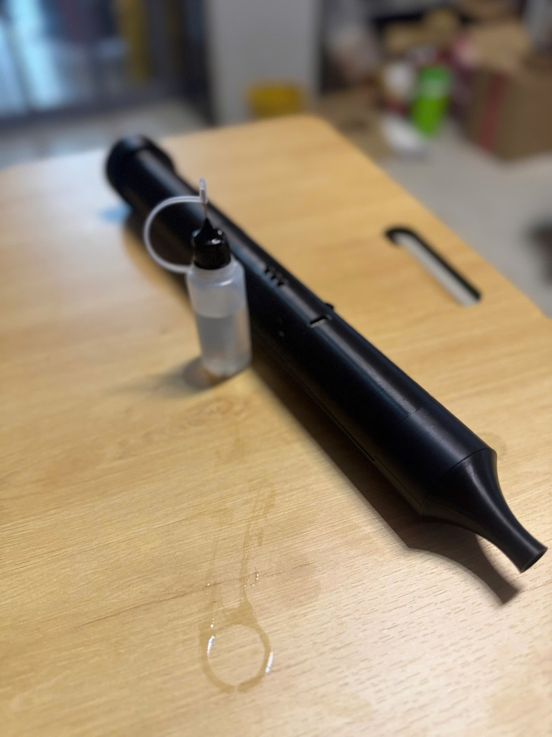 Automatic Smoke Bubble Blowing Tube 3 Colors - ảnh 4