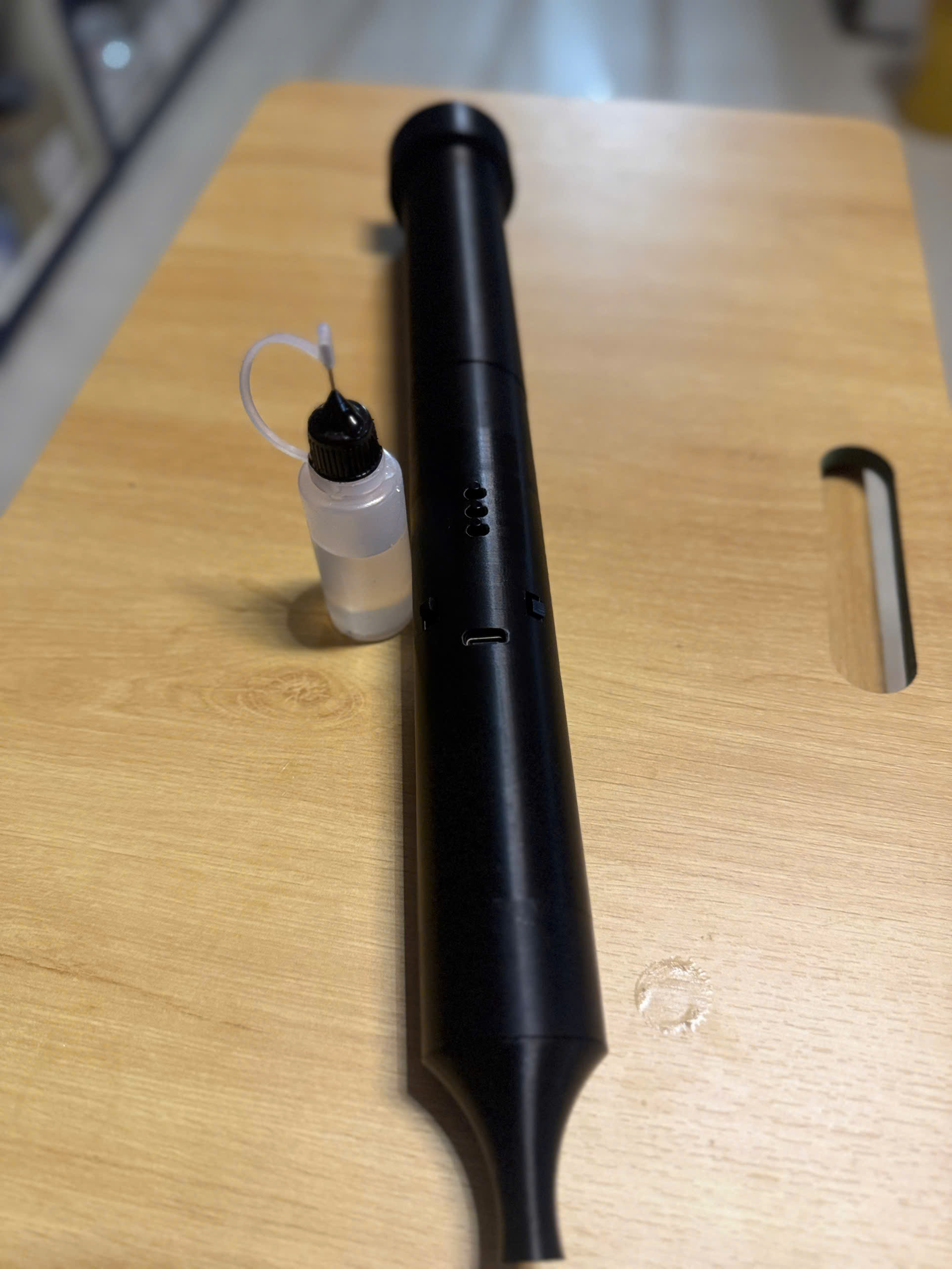 Automatic Smoke Bubble Blowing Tube 3 Colors - ảnh 3